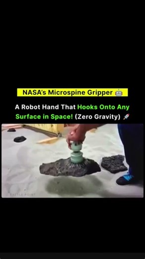 NASA's Microspine Gripper -A Robot HandThat Hooks Onto Any Surface in Space!(Zero Gravity)