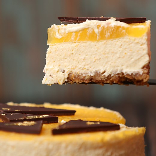 No Bake Jaffa Cake Cheesecake