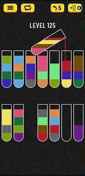 Water Sort Puzzle - level 125