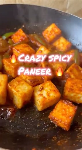🌶️Crazy Spicy Paneer #food #indiancuisine #recipe #indianfood #cooking