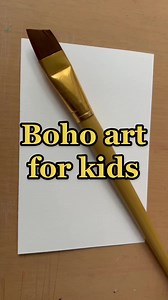 Easy boho painting | Painting Techniques