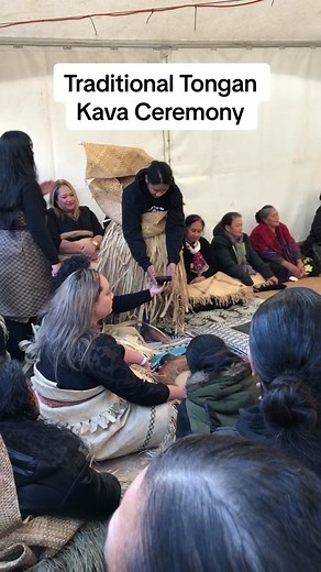 Traditional Tongan Kava Ceremony and Pig Cutting