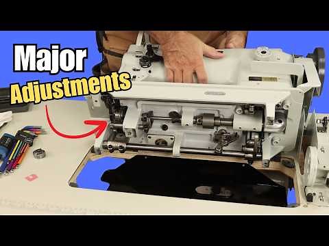 Consew 206RB 5 Major Adjustments - Repair Your Industrial Sewing Machine + Hook and Feed Dog Timing
