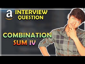 Leetcode 377. Combination Sum IV II DP II Top Down II Bottom Up