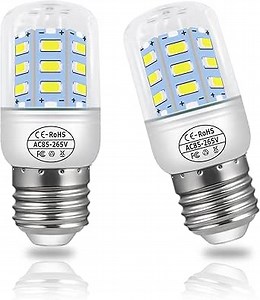 WISINY KEI D34L 5304511738 LED Light Compatible for Frigidaire Refrigerator Light Bulb AC100-265v 3.5w Refrigerator Bulb E26 2 Pack