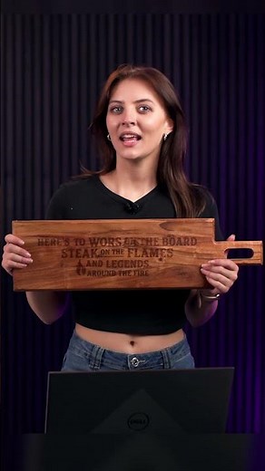 Engrave a Cutting Board in Minutes | Thunder Laser