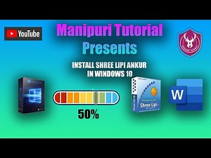 Installing Shree Lipi Ankur in Windows 1O