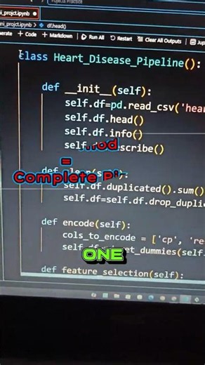 Building My First ML Pipeline (Feature Selection + OOP) #machinelearning #ai