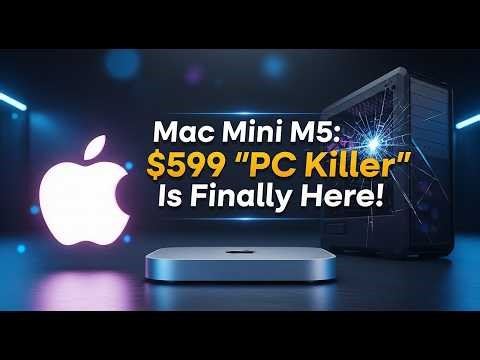 Mac Mini M5 Leaks: The $599 "PC Killer" is Finally Here!
