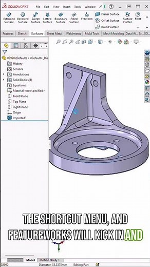 SOLIDX Quick Tips - FeatureWorks Selective Edit
