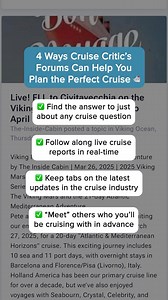 This year we’re celebrating Cruise Critic’s 30th anniversary (🎉!!), and fun fact: Did you know we originally started as part of @aol’s Travel chat room? Remember those?! Back in 1995, Cruise Critic’s founder realized cruisers needed their *own* place to chat, compare notes, share tips & build friendships — and so Cruise Critic was born. 🤗 Today, we’re part of the @tripadvisor family of travel brands and our community continues to serve as the most active community of cruisers in the world — bo