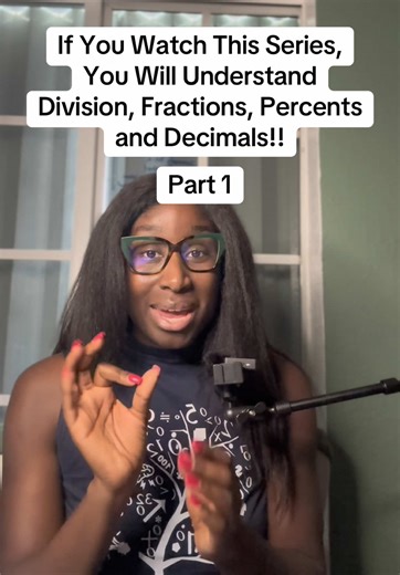 Replying to @Trice 🇯🇲🇺🇸♊️ here’s part 1 of my division series! Hopefully this is a good introduction to division! #division #fractions #decimals #percents #elementarymatheducation