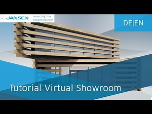 Tutorial Virtual Showroom | Jansen AG