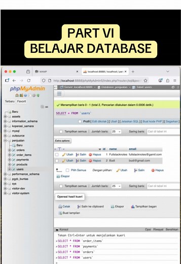 Proses Delete dan Update pada Database