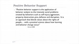 Introduction to Positive Behavior Support