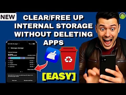 How To Clear Internal Storage On Samsung/Android || Free Up Space On Samsung Without Deleting Apps