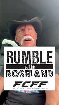Chael hosting RAF 9 & Cowboy Steve is at FCFF Rumble at the Roseland #mma #foxnation #ufc #fighting