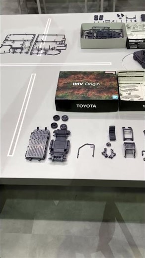 Design News editor Dan Carney Discovers the Bandai Namco Model Kit for the Toyota IMV Origin Concept