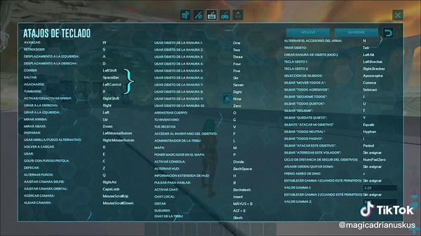 LOS MEJORES CONTROLES Y CONFIGURACIÓN DE TECLADO PARA ARK PC EXPLICADA GUÍA || ARK #ARK#protip#tips#configuracion#magicadrianuskus#arksurvivalevolved
