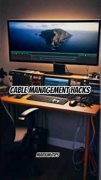 Cable Management Hacks for a Clean Setup #cable #cablemanagment hacks