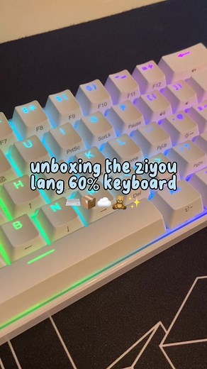 my first 60% keyboard! ༊*·˚ | #studytok #studywithme #studygram #study #studytips #university #unitok #university #student #keyboard #keyboardasmr #asmr #mechanicalkeyboard #gamingsetup #desksetup #typingasmr #foryou #fyp #amazon #amazonfinds #ziyoulang