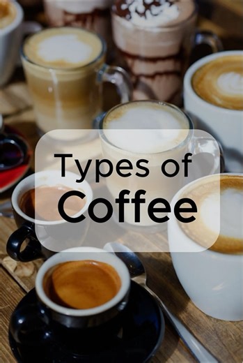 Popular Coffee Types Explained in 50 Seconds! ☕ Which is Your Favorite?