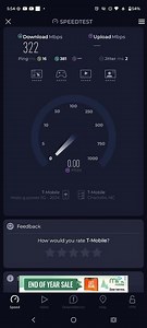 T-Mobile Home Internet Speed Test
