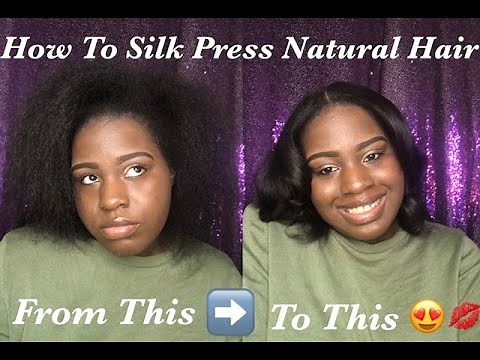 How To Silk Press Natural Hair | CHI Silk Infusion