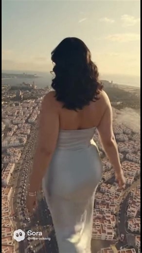 Soundos El Ahmadi stomps as city (and is a little gassy). #giantess #gts_edits #giantesstiktok #soundoselahmadi #giantessfart