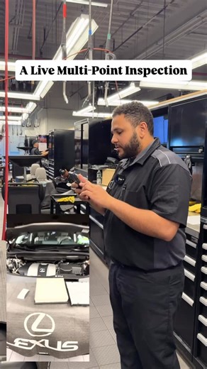 Complimentary with every service visit is a full Multi-Point Inspection to keep your Lexus running at its best every time #lexusservice #loveyourlexus | Lexus of Manhattan