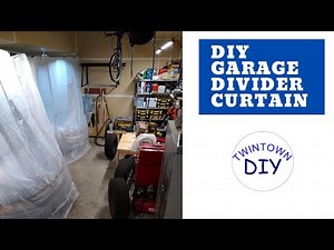 DIY Garage Divider Curtain