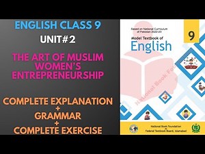 English Class 9 | Unit 2 | Complete Exercise | Federal Board 2025 | National Book Foundation