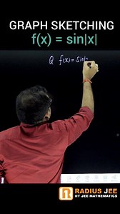 Sketching Graph of f(x) ,=sin।x। । JEE maths । Learn Class 11 Class 12 JEE Main and Advance Maths by Er. Gyanesh Rai Sir । #trending #trendingreels #viralreels #insta #instagood #instagram #instadaily #instalike #instareels #instareel #reels #integration #class12 #jee #jeemain #jeeadvanced #maths #explore #integral #math #mathematics #problemsolving #learning #study #studytips #ncert #education #reelsinstagram #calculus #mathstricks | Gyanesh Rai