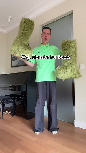 XXL Monster Fur Boots - Would You Wear Them?