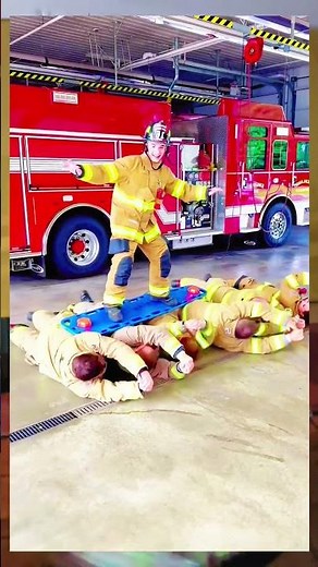 🚒 Firefighters Hit the Waves — “Surfing USA” Fire Dept Edition 🌊🔥 #usa