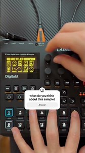 I use the Digitakt to transform vocal samples #digitakt #sampler #elektron