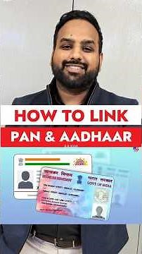 How to Link Pan & Aadhaar Card Online! #trendingshorts #panaadhaarlinkonline
