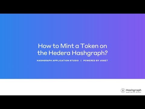 Hashgraph Application Studio: How to Mint a Token on the Hedera Hashgraph?