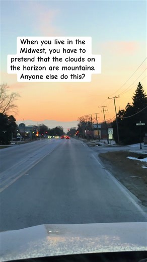 #midwest #mountain #pretend #sunrise #driving