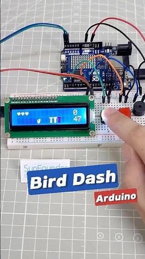 Retro Flappy Bird Game Built with Arduino 💾🎮 #arduino #arduinoproject