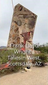 The Genius Behind Wright's Desert Compound #architecture #history