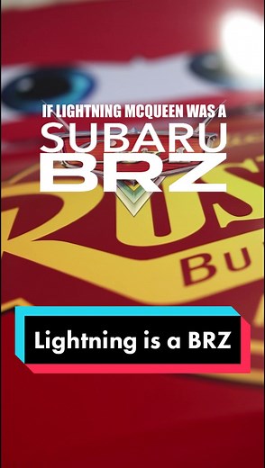 ⚡ If Lightning McQueen was a Subaru BRZ⚡ #subaru #brz #subarubrz #kachow #lightningmcqueen #disney #pixar #cars
