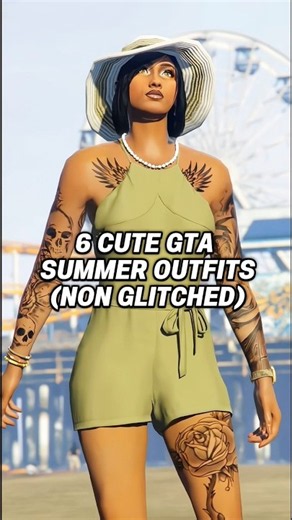 6 CUTE SUMMER GTA FEMALE OUTFITS 🏝️ | #gtafemaleoutfits #gtagirloutfits #gtaonline #gtav