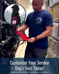 Going out? Make your working dog easy to recognize with our quality vests, tags, and ID cards! Shop by size or service type now. | WorkingServiceDog.com Service Dog Vests and Supplies