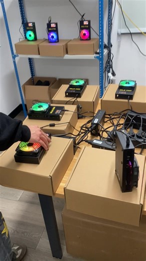 #jinglemining #desksetup #gadgets #bitcoinmining #factory | Desk Setup