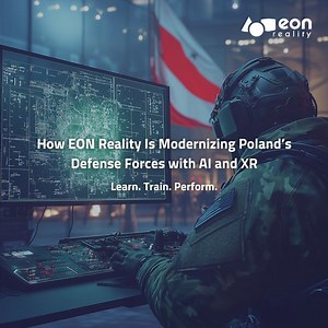🚀 Poland’s Armed Forces Are Going Immersive with Spatial AI & XR Poland is rapidly upgrading its defense capabilities—and EON Reality is at the core of that transformation. Through AI-driven simulations and XR environments, troops are now training on the F-35, Patriot, HIMARS, and CV90 platforms 4X faster than traditional methods. 🔹 NATO-ready immersive training 🔹 Faster deployment of tech-ready troops 🔹 Safer, smarter, future-proof training 📖 Learn more in the press release: https://ow.ly/