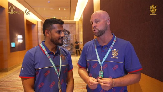 15K views · 1.2K reactions | A happy Head Coach Luke Williams reviews our top 3 picks at #TATAWPLAuction. #PlayBold #RCB #ನಮ್ಮRCB #BidForBold #SheIsBold #NowARoyalChallenger | Royal Challengers Bengaluru | Facebook