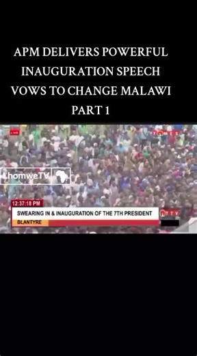 APM Vows to Transform Malawi in Powerful Inauguration Speech