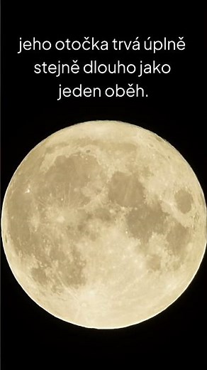 Proč nevidíme druhou stranu Měsíce? #zajímavosti