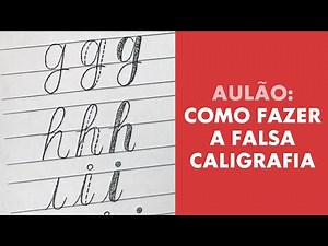 AULA DE FALSA CALIGRAFIA | Marina Viabone